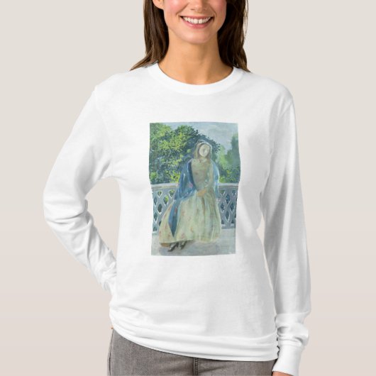 Balcony 1900年の女の子 tシャツ (正面)