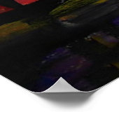 Balcony at Night Valueポスター紙(マット) ポスター (角)