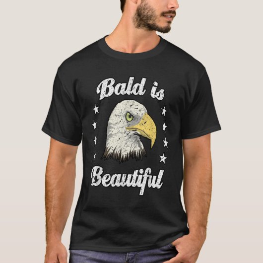 BALDはおもしろい美しい – 父の日の贈り物 Tシャツ (正面)