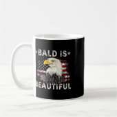Baldは7月の独立記念日の4番目の美しいAme コーヒーマグカップ (左)