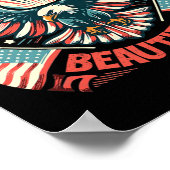 Baldは7月の独立記念日の4番目の美しいAme ポスター (角)