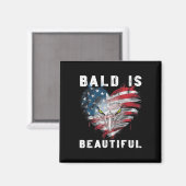 Baldは7月の独立記念日の4番目の美しいBal マグネット (正面/裏面)