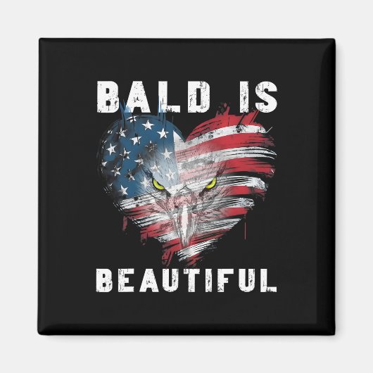 Baldは7月の独立記念日の4番目の美しいBal マグネット (正面)