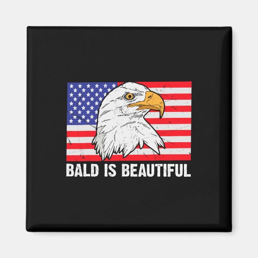 Baldは7月の独立記念日の4番目の美しいBal マグネット (正面)