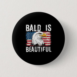 Baldは7月の独立記念日の4番目の美しいBal 缶バッジ