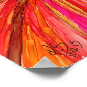 Bald カラフル Eagleポスター24x24" ポスター (角)