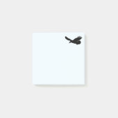 Bald 飛んでいる Eagle Post it Notes ポストイット (正面)