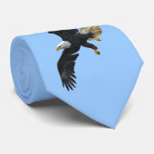 Bald 飛んでいる Eagle Wildife写真2 ネクタイ (ロール)
