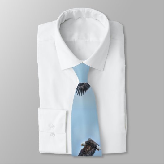 Bald 飛んでいる Eagle Wildife写真4 ネクタイ (タイ)