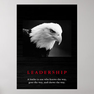 Bald American Eagle Leadershipポスター ポスター