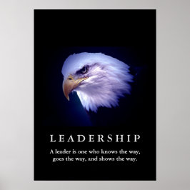 Bald American Eagle Leadership やる気を起こさせる Poster ポスター