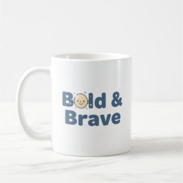 Bald & Brave Mug – Funny Positive Design コーヒーマグカップ