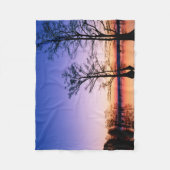 Bald Cypress Trees | National Wildlife Refuge, TN フリースブランケット (正面)