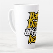 bald dads are the best  カフェラテマグ (左アングル)