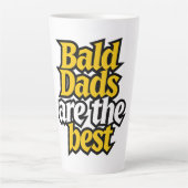 bald dads are the best  カフェラテマグ (正面)