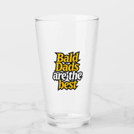 bald dads are the best タンブラーグラス
