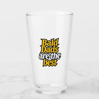 bald dads are the best  タンブラーグラス