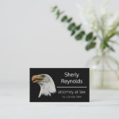 Bald Eagleのカスタマイズスタイリッシュ可能 名刺 (スタンド正面)