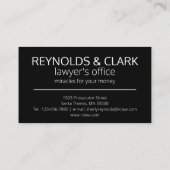 Bald Eagleのカスタマイズ素晴らし可能 名刺 (裏面)