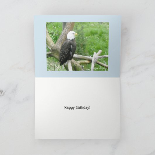 Bald Eagleのパーティー カード (内部)