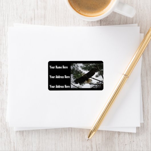 Bald Eagleの写真 ラベル (インサイチュ)