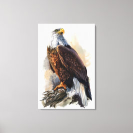 Bald Eagleの絵画キャンバス印刷 キャンバスプリント