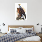 Bald Eagleの絵画キャンバス印刷 キャンバスプリント (インサイチュ (寝室))