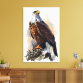 Bald Eagleの絵画キャンバス印刷 キャンバスプリント (インサイチュ (リビング))