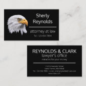 Bald Eagleの美しいカスタマイズ 名刺 (正面/裏面)