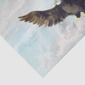 Bald Eagleアートワークのデコページ 薄葉紙 (詳細)