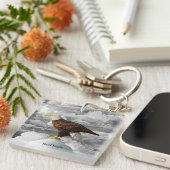 Bald Eagleキーチェーン キーホルダー (正面右)