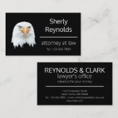 Bald Eagleシックなカスタマイズ可能 名刺 (正面/裏面)