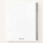 Bald Eagleノートブック ノートブック (裏面)