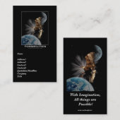 Bald Eagleビジネスやる気を起こさせるカード 名刺 (正面/裏面)