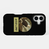 Bald EagleブラックケースメイトiPhoneケース iPhone 16ケース (裏面横)