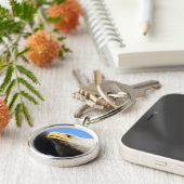 Bald Eagleプロフィール キーホルダー (側面)