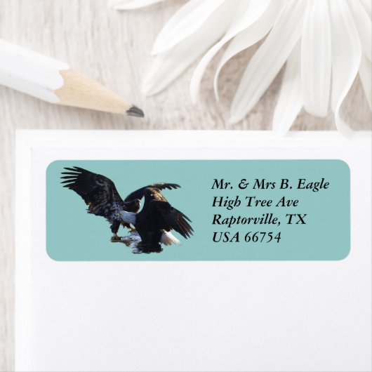 Bald Eagleラベル ラベル (インサイチュ)