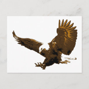 Bald Eagleランディングポストカード ポストカード