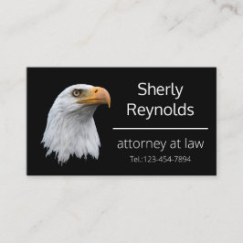 Bald Eagle素敵でシックなカスタマイズ可能 名刺