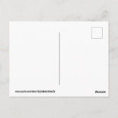 Bald Eagle美しいとパワーカスタマイズ ポストカード (裏面)