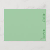 Bald Eagle野鳥観察ブックマーク ポストカード (裏面)