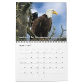 Bald Eagle おもしろい Fowls鳥写真2025 カレンダー (3月 2027)
