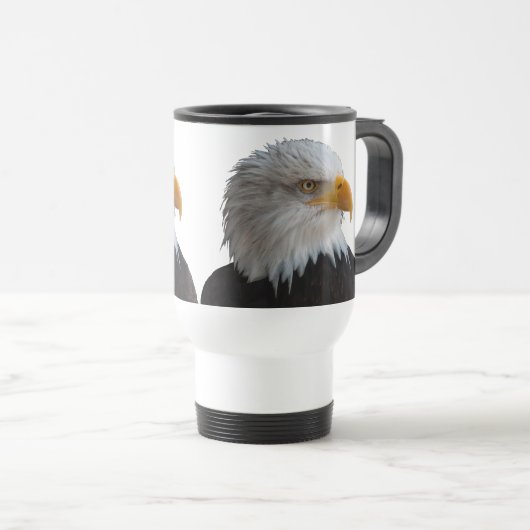Bald eagle トラベルマグ (正面右)