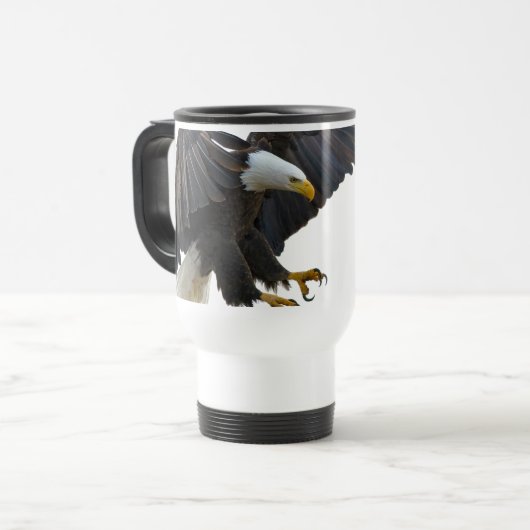 Bald eagle トラベルマグ (正面左)