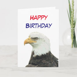 『Bald Eagle』ハッピーバースデー カード