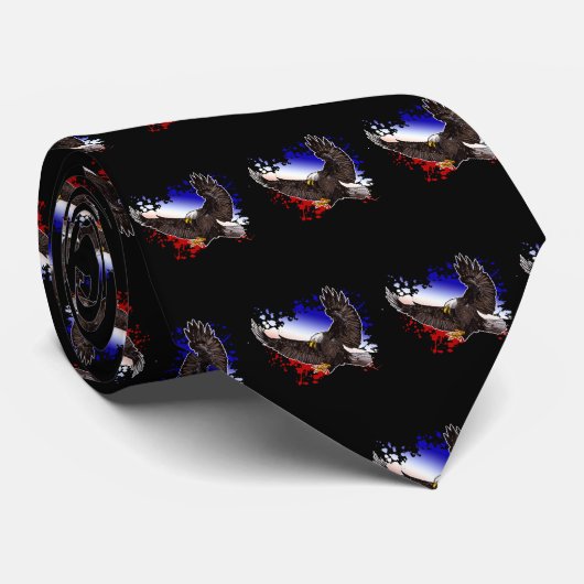 Bald Eagle – 赤、白、青 ネクタイ (ロール)