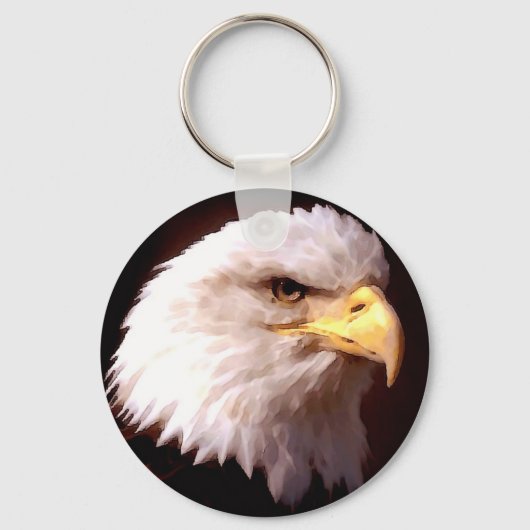 Bald Eagle American Eagle キーホルダー (正面)
