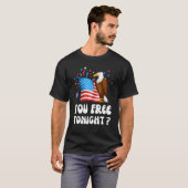Bald Eagle American Flag You Free Tonight Happy 4t Tシャツ (正面フル)
