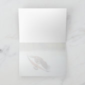 Bald Eagle and Goose Wildlife Blank シーズンカード (内部)