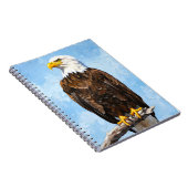 Bald Eagle Art Notebook |American Wildlife Journal ノートブック (右側)